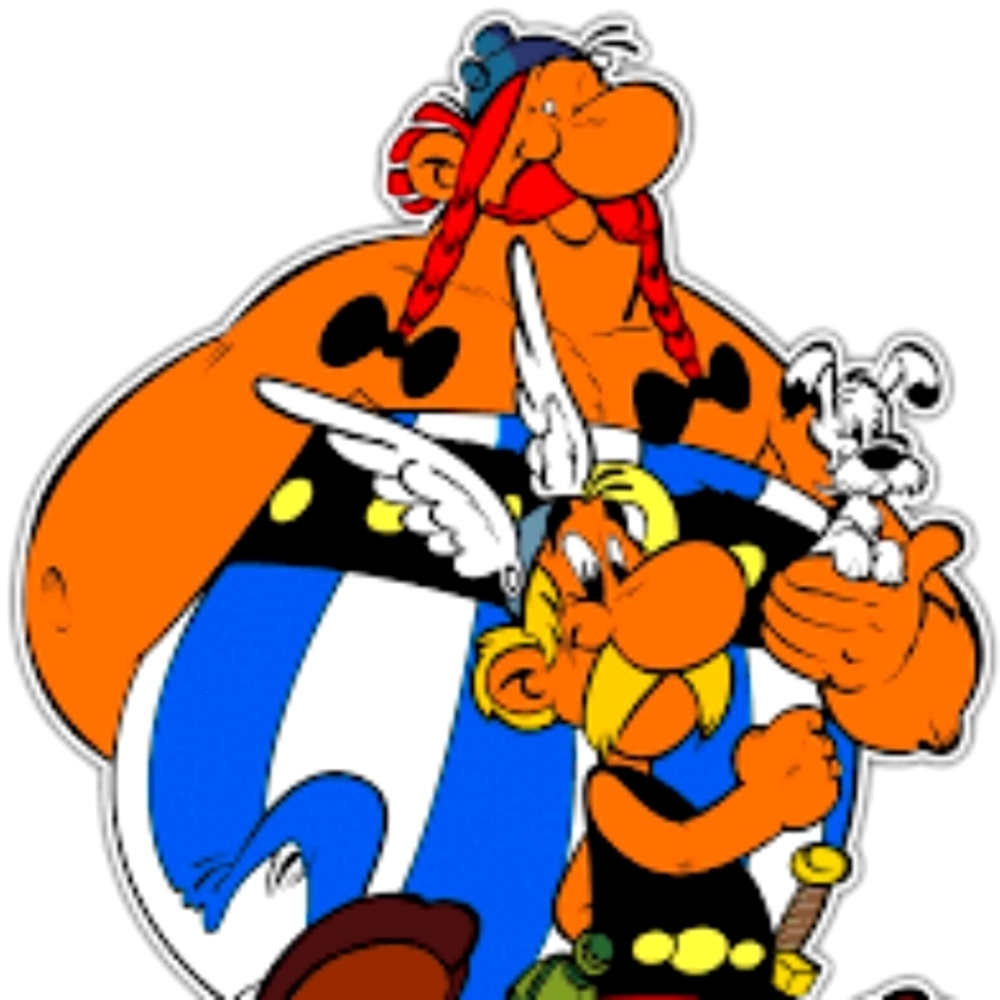 Asterix and the chieftains shield  authentic vintage comic  book,